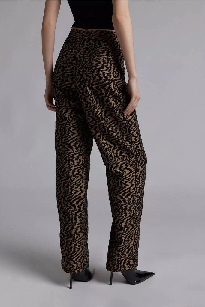 Ghospell Ghospell Phoebe Abstract Jacquard Straight Pant 4