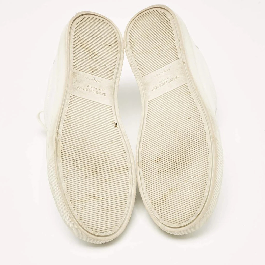 Yves Saint Laurent Saint Laurent White Leather Court Classic Sneakers Size 39 6