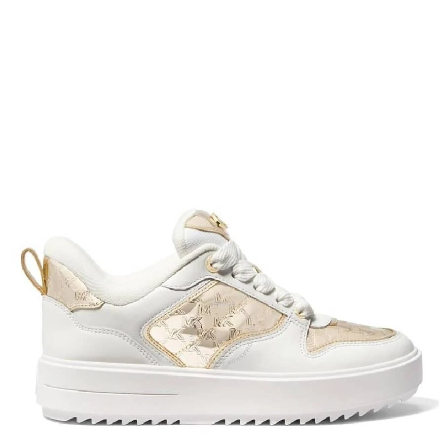 Michael Kors Rumi Embossed Logo Leather Sneakers 1