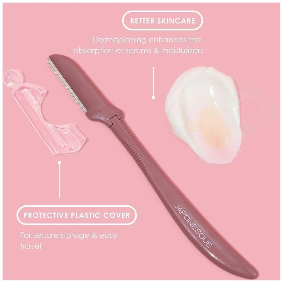 Japonesque Precision Dermaplaner Facial Razors With Skin Guard 4