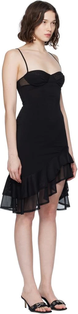 princess polly baby blue dress Black Velvet High Neck Tiered Ruffle Mini Dress  Sinclair Boutique