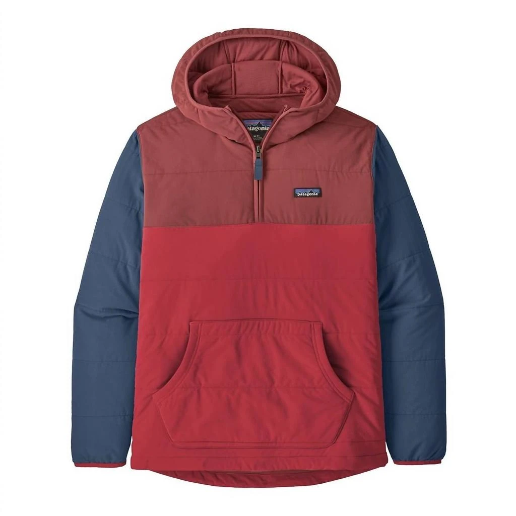 Patagonia Pack In Pullover Hoody In Wax Red 1