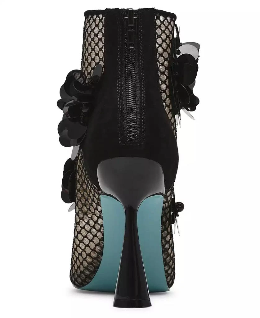Betsey Johnson Women's Navey Embellished Dress Booties 3