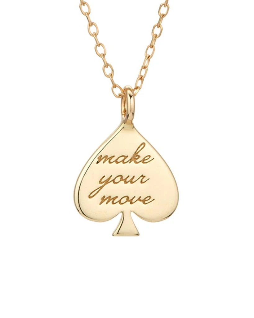 Adina Reyter 14K 0.08 ct. tw. Diamond Make Your Move Spade Necklace 1