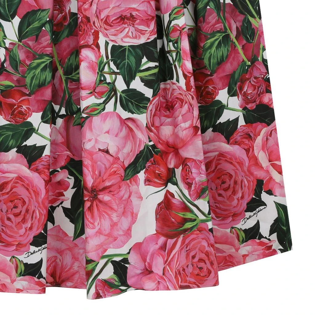 Dolce 
Gabbana Dolce 
Gabbana Kids Floral-Printed Dtraight Hem Skirt 4
