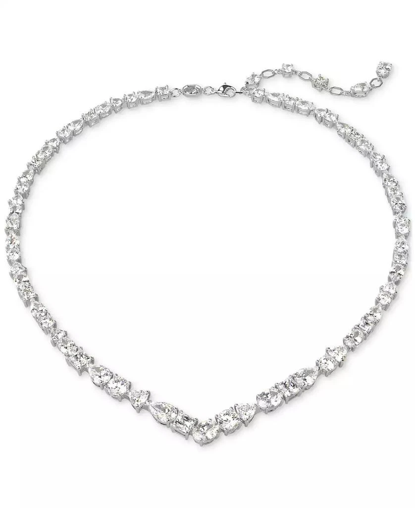 Swarovski Silver-Tone 2-Pc. Set Mesmera Crystal Drop Earrings 
Necklace, 15" + 2" extender 5