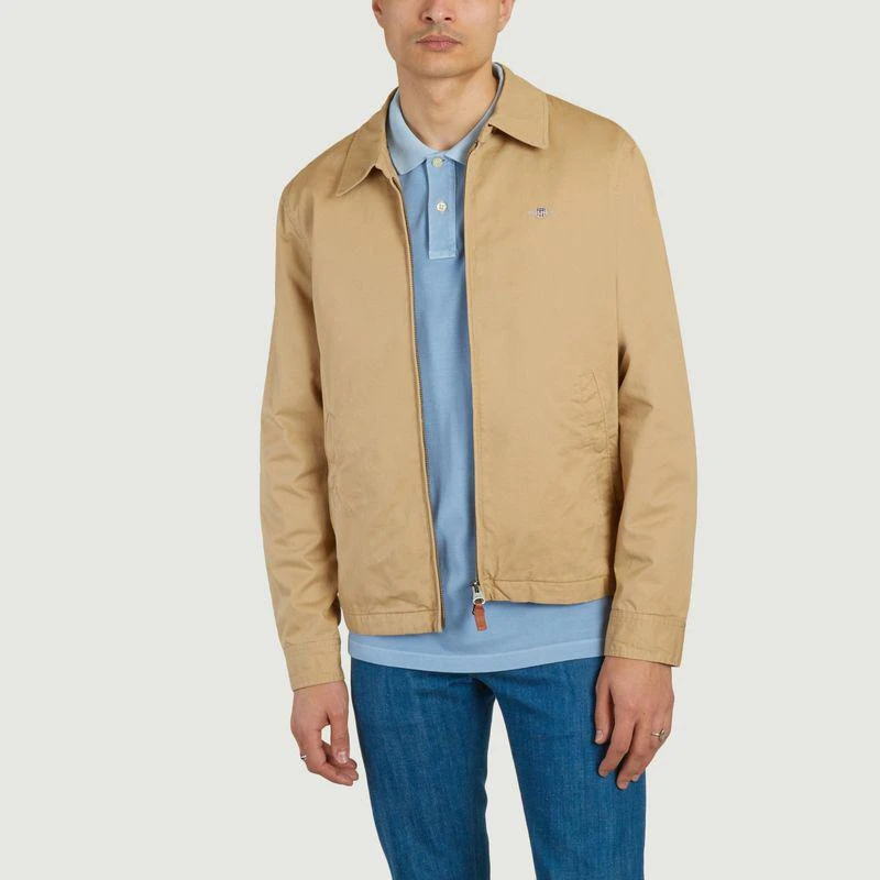 Gant Windcheater Cotton Jacket DARK KHAKI GANT 1