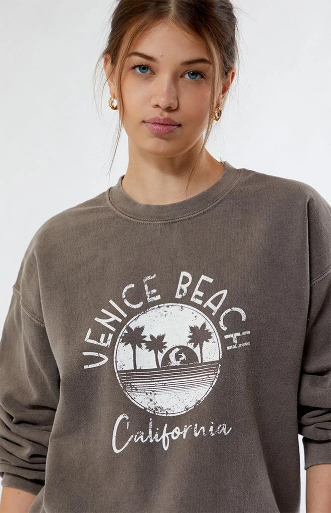 Daisy Street Venice Beach Crew Neck Sweatshirt 2