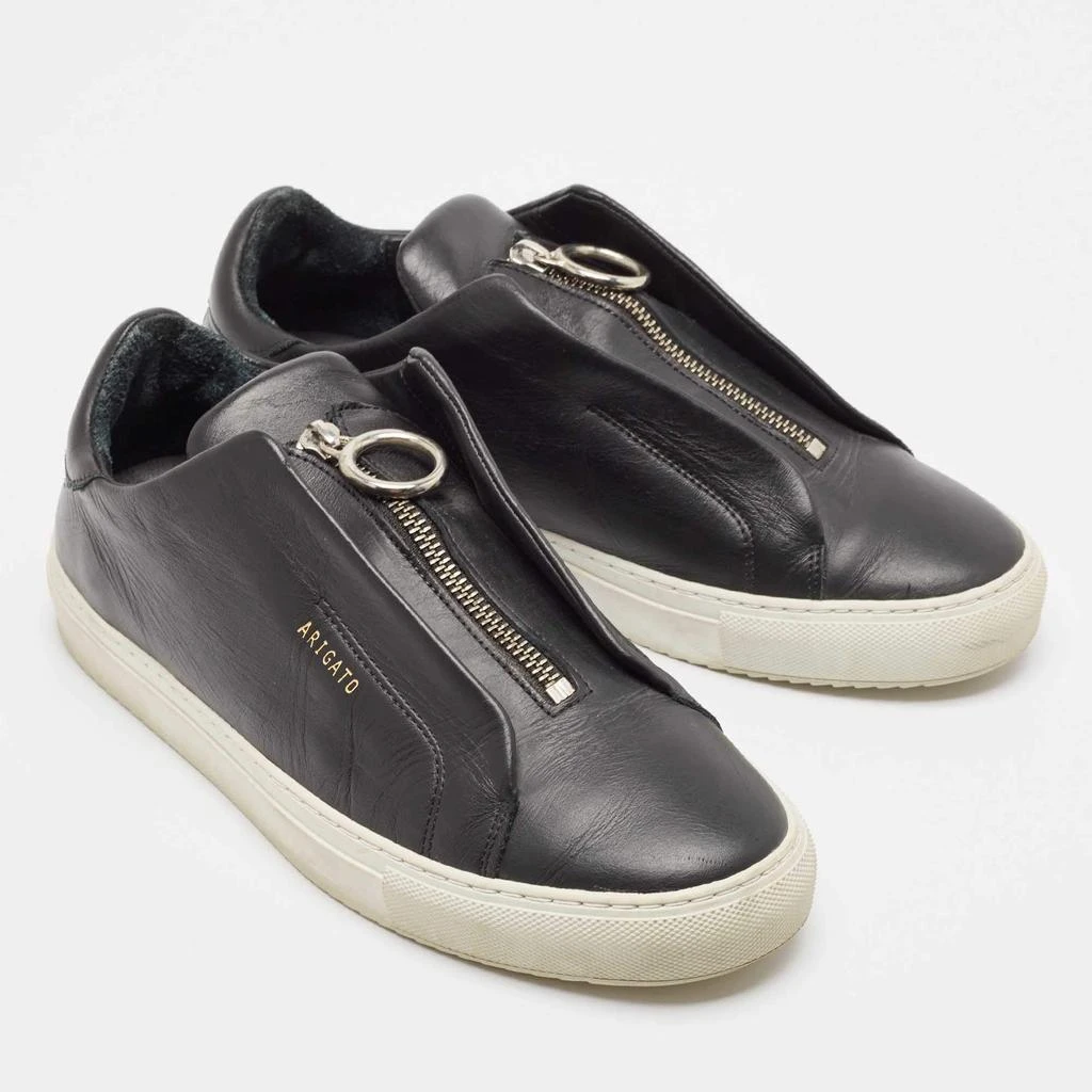 Axel Arigato Axel Arigato Black Leather Clean 90 Zip Up Sneakers Size 40 4