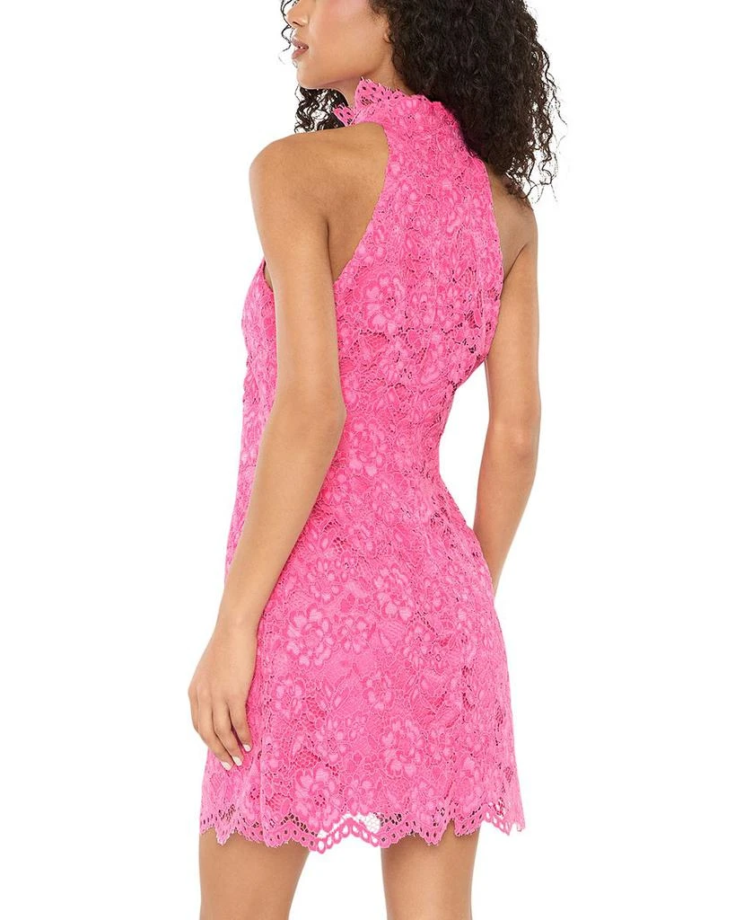 Likely Issa Mock Neck Lace Dress 3