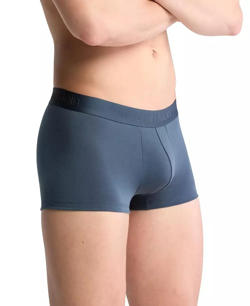 Calvin Klein Men's 3-Pk Black Microfiber Low Rise Trunk Underwear 4