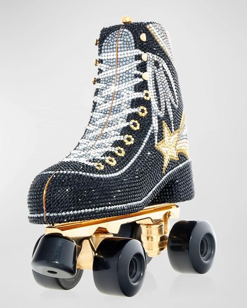 Judith Leiber Couture Skate Night Roller Skate Crystal Minaudiere 5