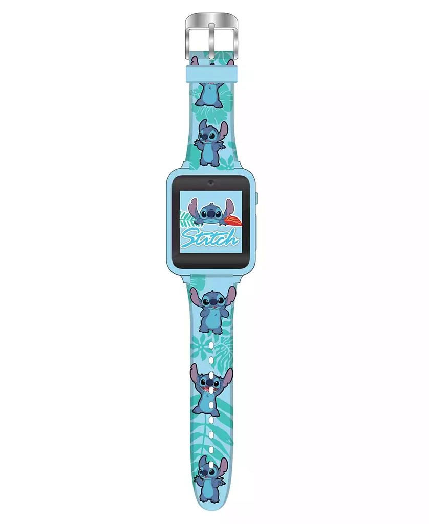Disney Children's Stitch Blue Silicone Smart Watch 38mm 3
