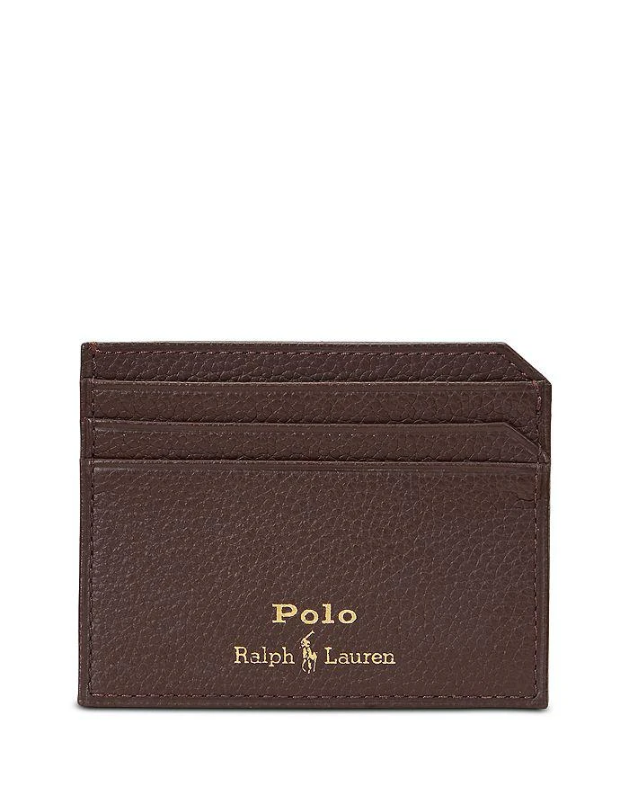 Ralph Lauren Pebbled Leather Card Case
