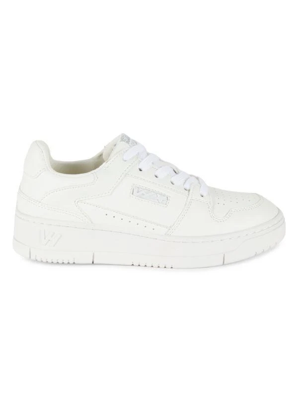 Vintage Havana Kendra Perforated Leather Low Top Sneakers 4