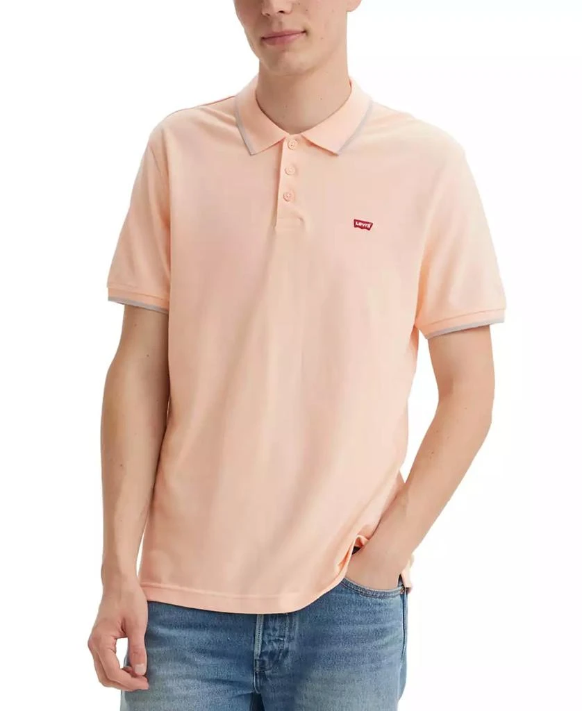 Levi's Men's Housemark Standard-Fit Tipped Polo Shirt 1