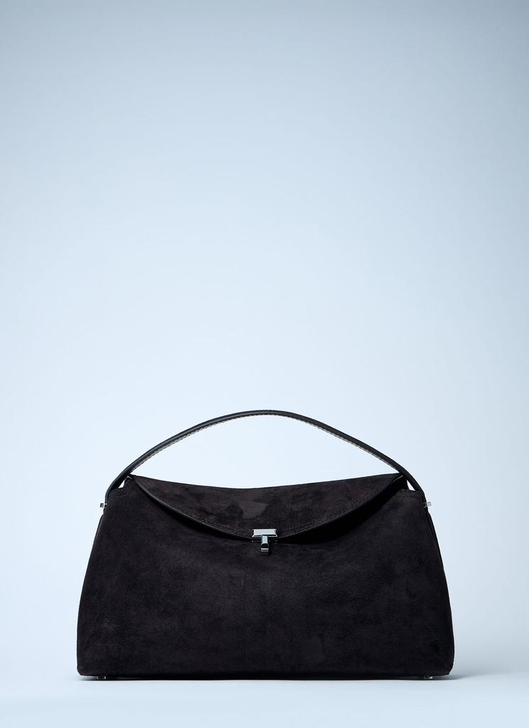 Totême T-Lock Suede Handbag