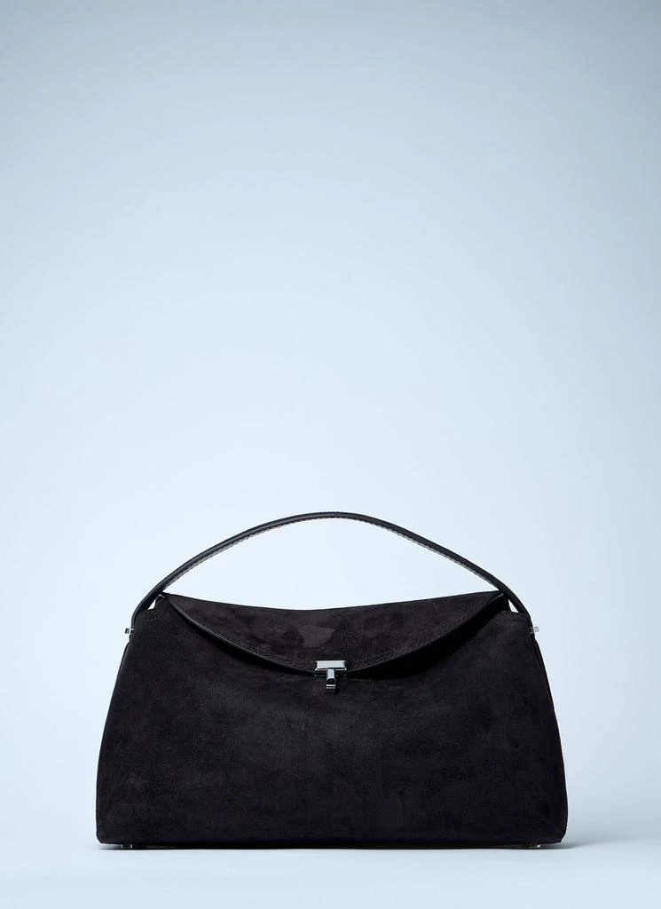 Totême T-Lock Suede Handbag 1