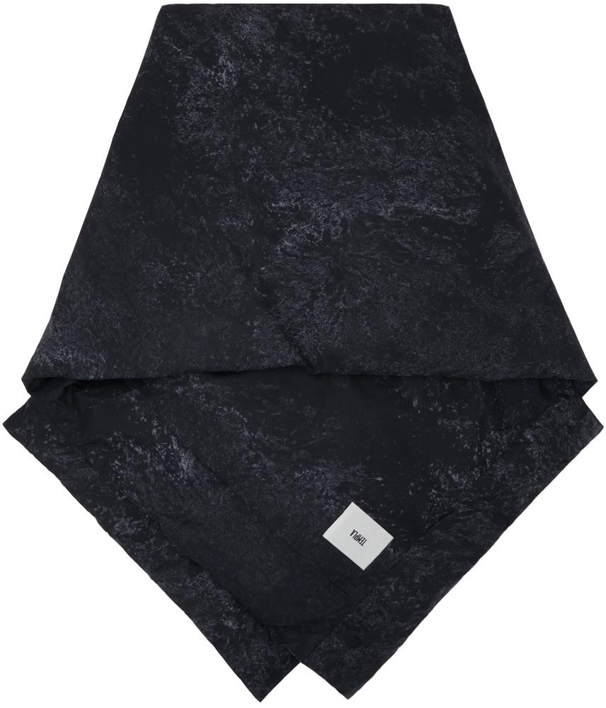 TEMPLA Black Down Adhara Scarf