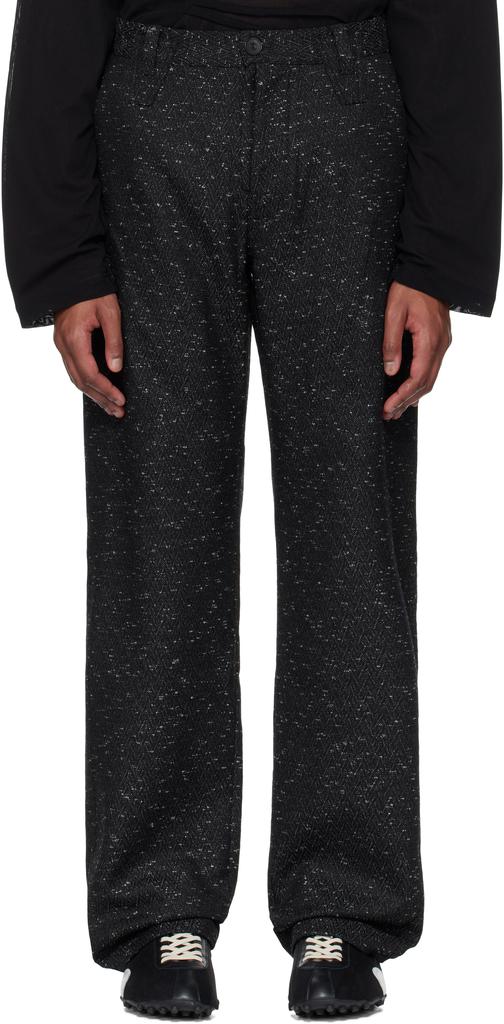 Kiko Kostadinov Black Zafar Cargo Pants