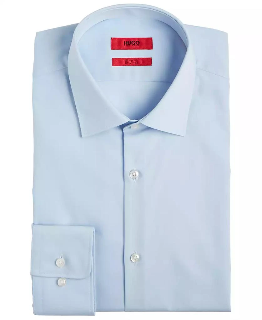 hugo boss white dress shirt slim fit Grey Fit and Flare Maxi Dress for Women main image 0