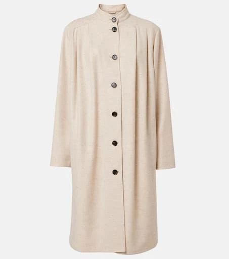 Loro Piana Ryan wool, silk, and cotton coat 1