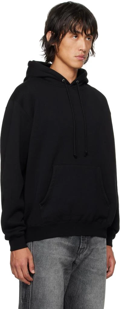 AURALEE Black Smooth Soft Sweat Hoodie 2