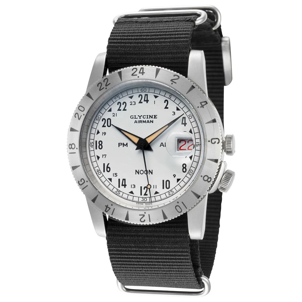 Glycine Glycine Airman Vintage Noon GMT Purist Men's Watch GL0376