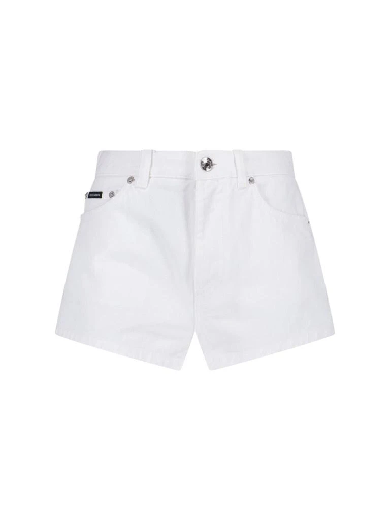 Dolce 
Gabbana Dolce 
Gabbana Logo Plaque Denim Shorts