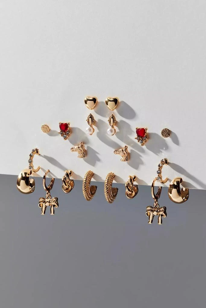 Urban Outfitters Kit Metal Multi Earrings Set 2