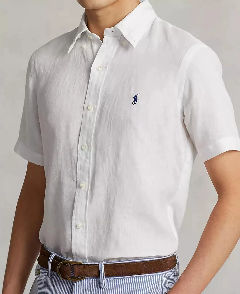 Ralph Lauren Men's Short-Sleeve Linen Button-Up 5