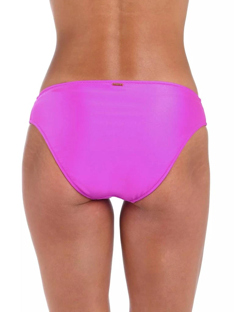 L'Agence Shimmer Solids Nicole Bikini Bottom 4