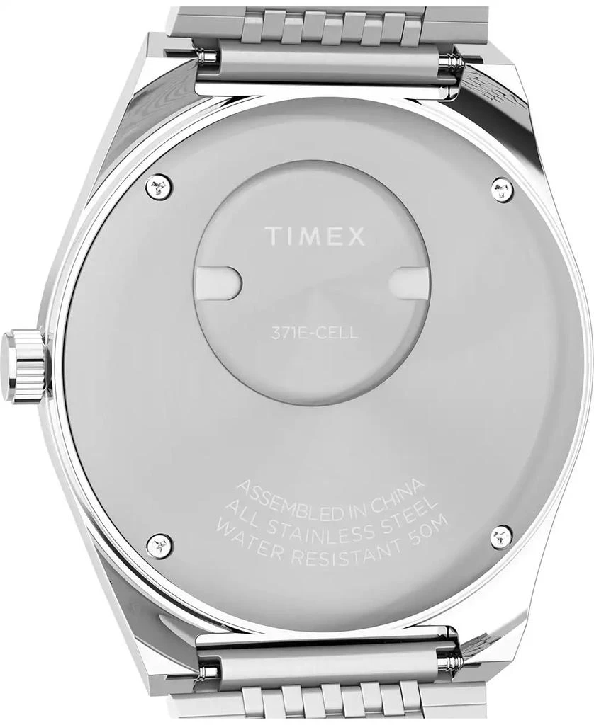 Timex Men's Analog Silver-Tone Stainless Steel Watch, 38mm 5