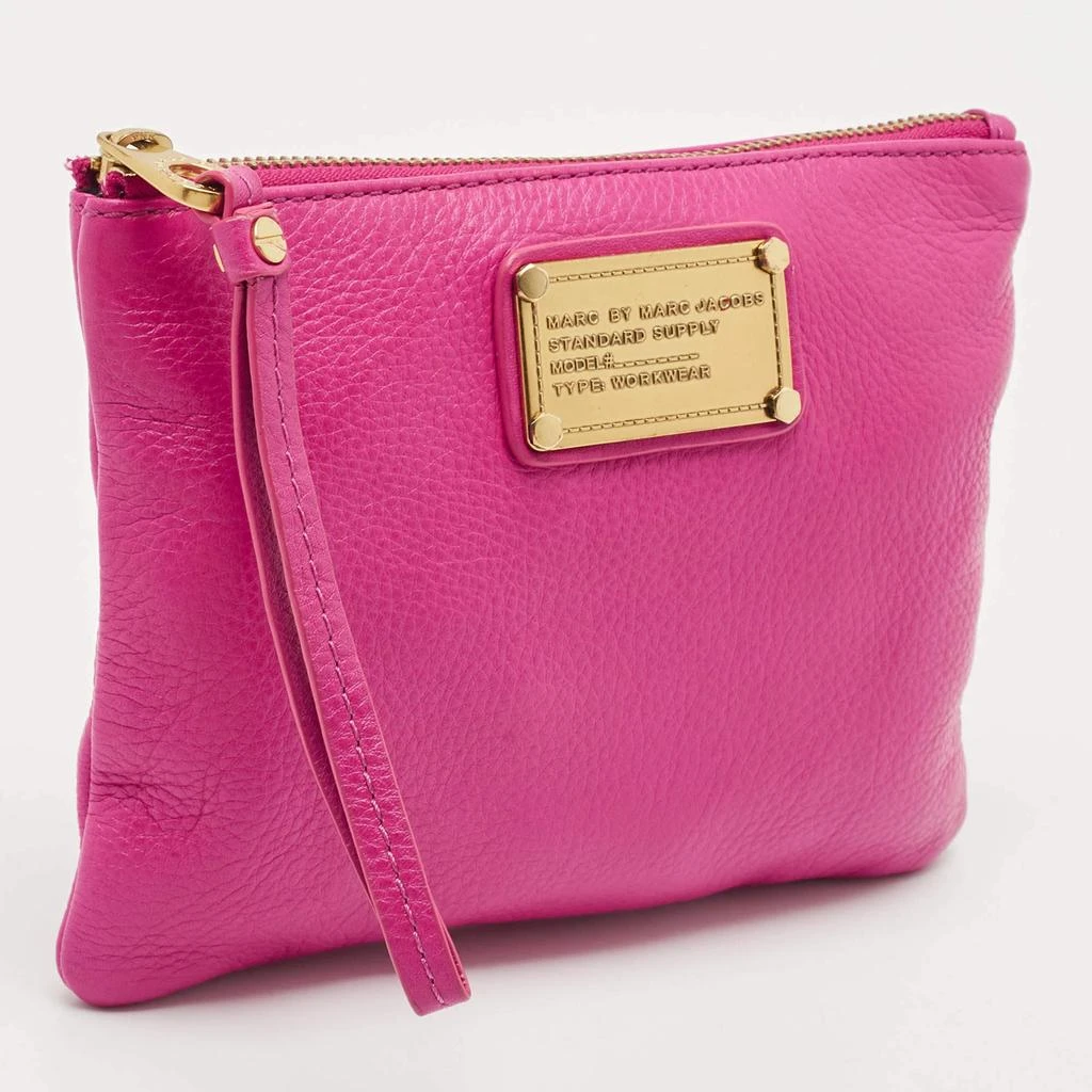 Marc Jacobs Marc by Marc Jacobs Fuchsia Leather Classic Q Wristlet Clutch 3