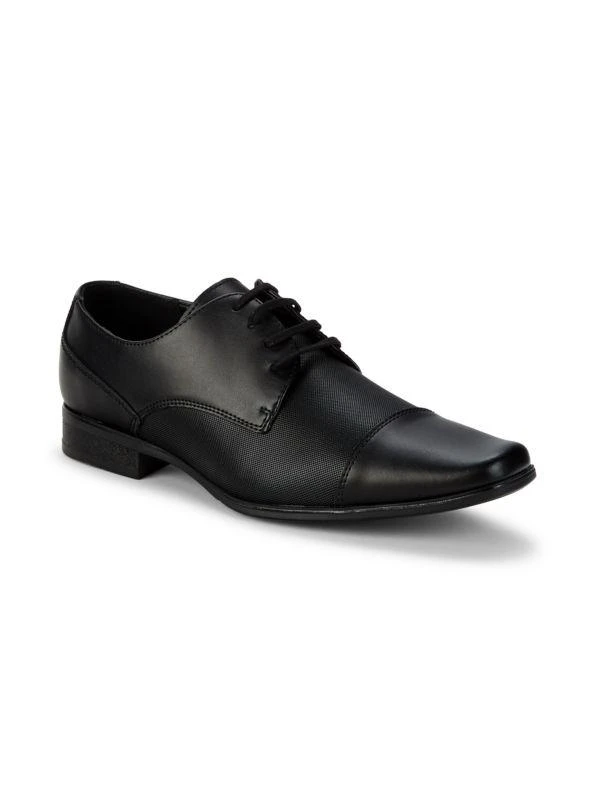 Calvin Klein Cap-Toe Leather Oxfords 2
