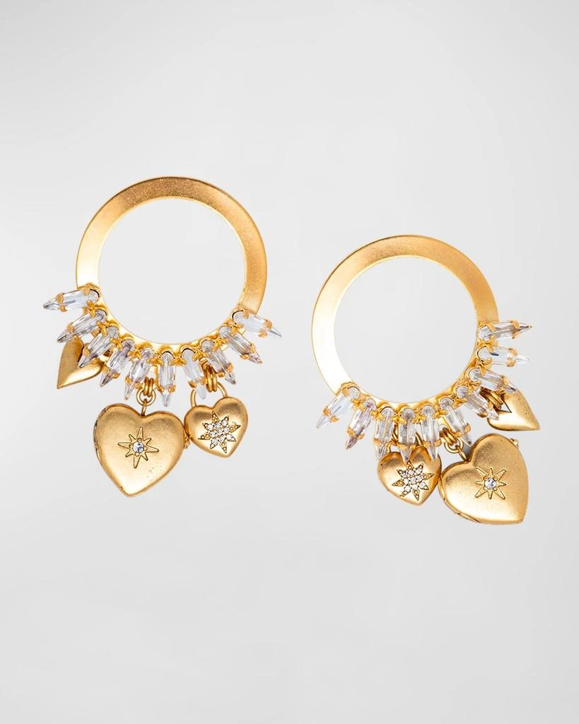 Elizabeth Cole Zinnia Earrings 1