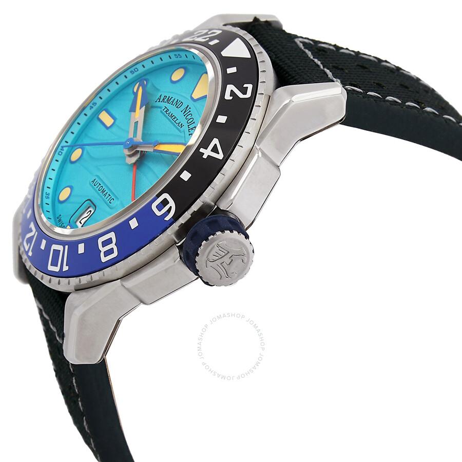 Armand Nicolet JSH GMT Automatic Men's Watch A487RGU-TF-P0640NC8