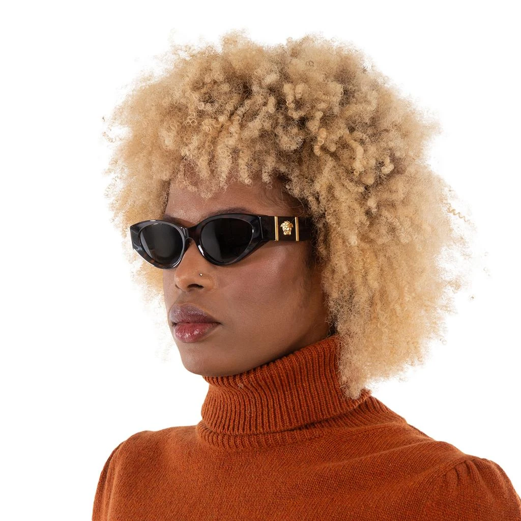 Versace Dark Grey Cat Eye Ladies Sunglasses VE4454 542987 55  display picture 1
