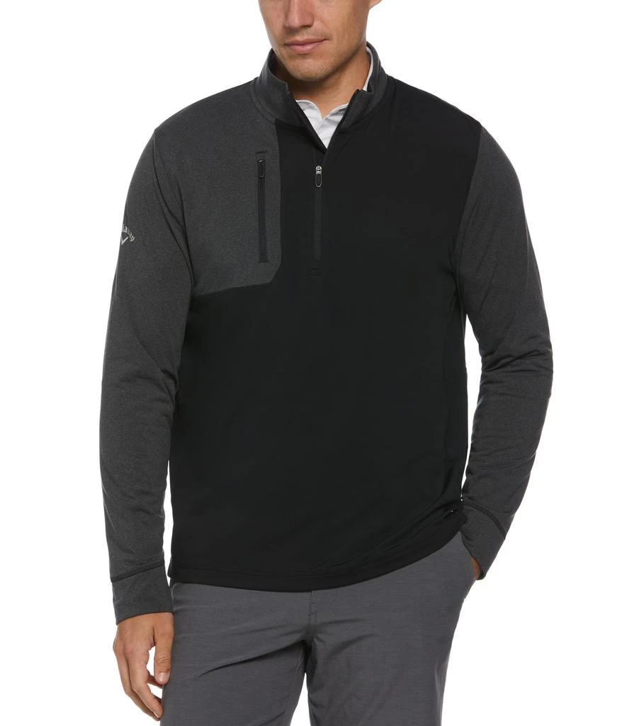 Callaway Aquapel Mixed Media 1/4 Zip Pullover 1