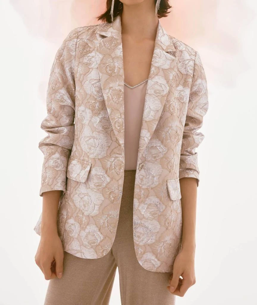 JOSEPH RIBKOFF Joseph Ribkoff - Floral Long-sleeve Blazer