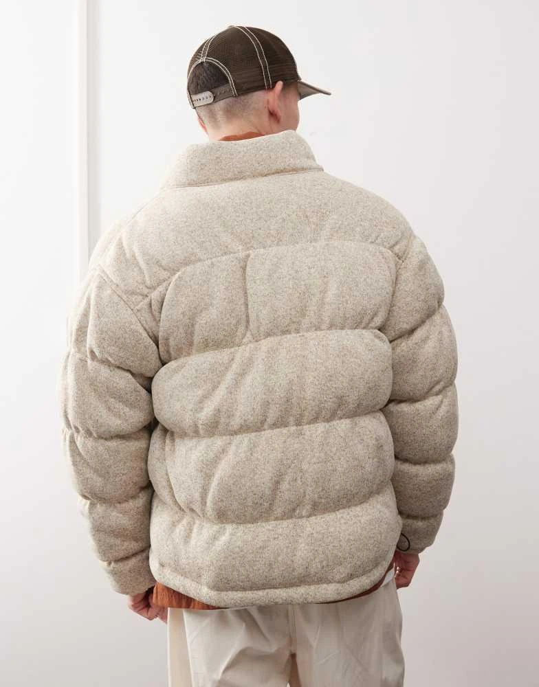 DICKIES Dickies Baker puffer coat in off white 3