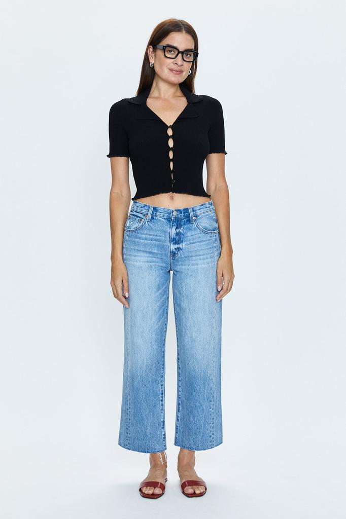 Pistola Denim Bobbie Mid Rise Straight - Facade