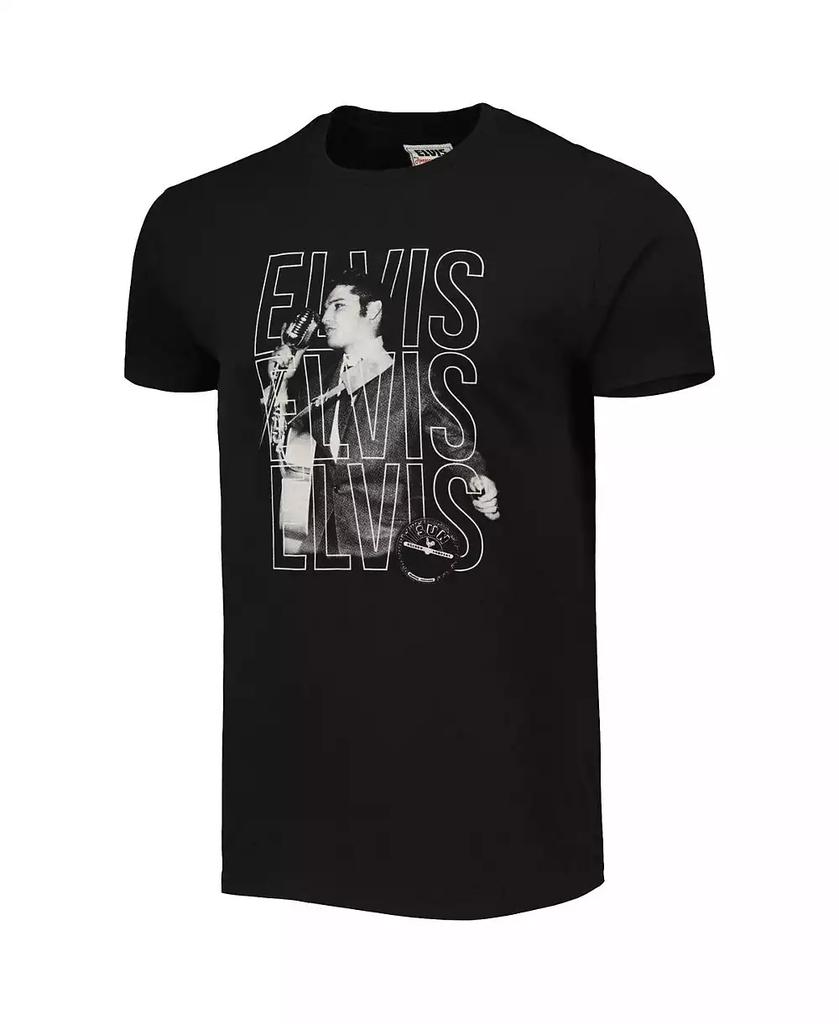 American Needle Men's and Women's Black Elvis Presley Brass Tacks T-shirt