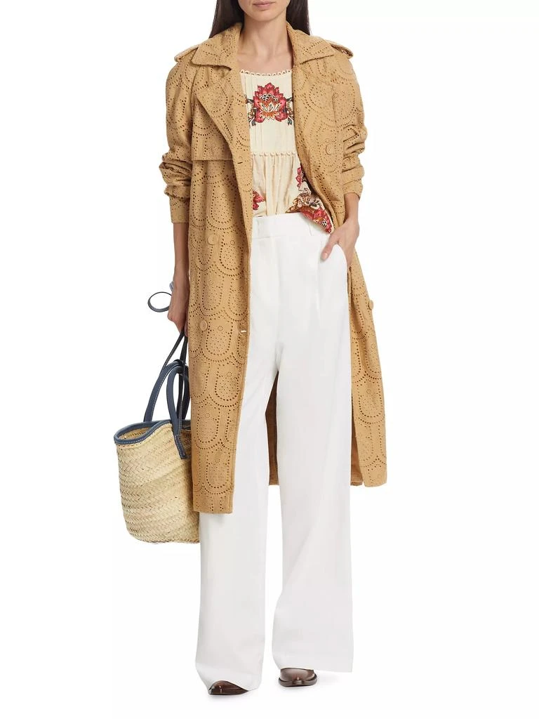 Farm Rio High-Rise Wide-Leg Pants 2