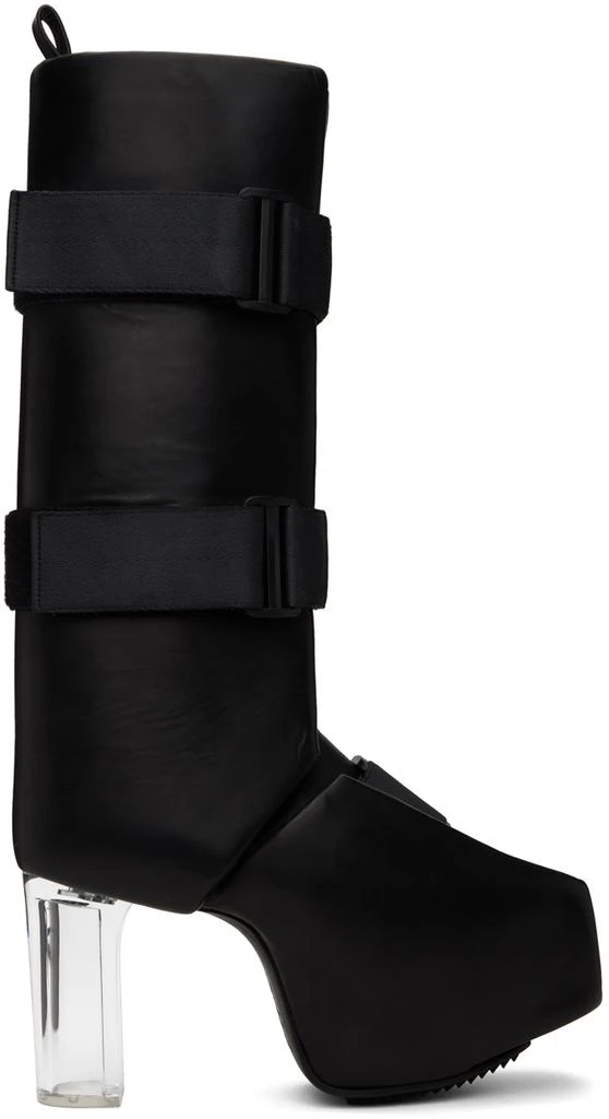 Rick Owens Black Splint Platform Boots 1