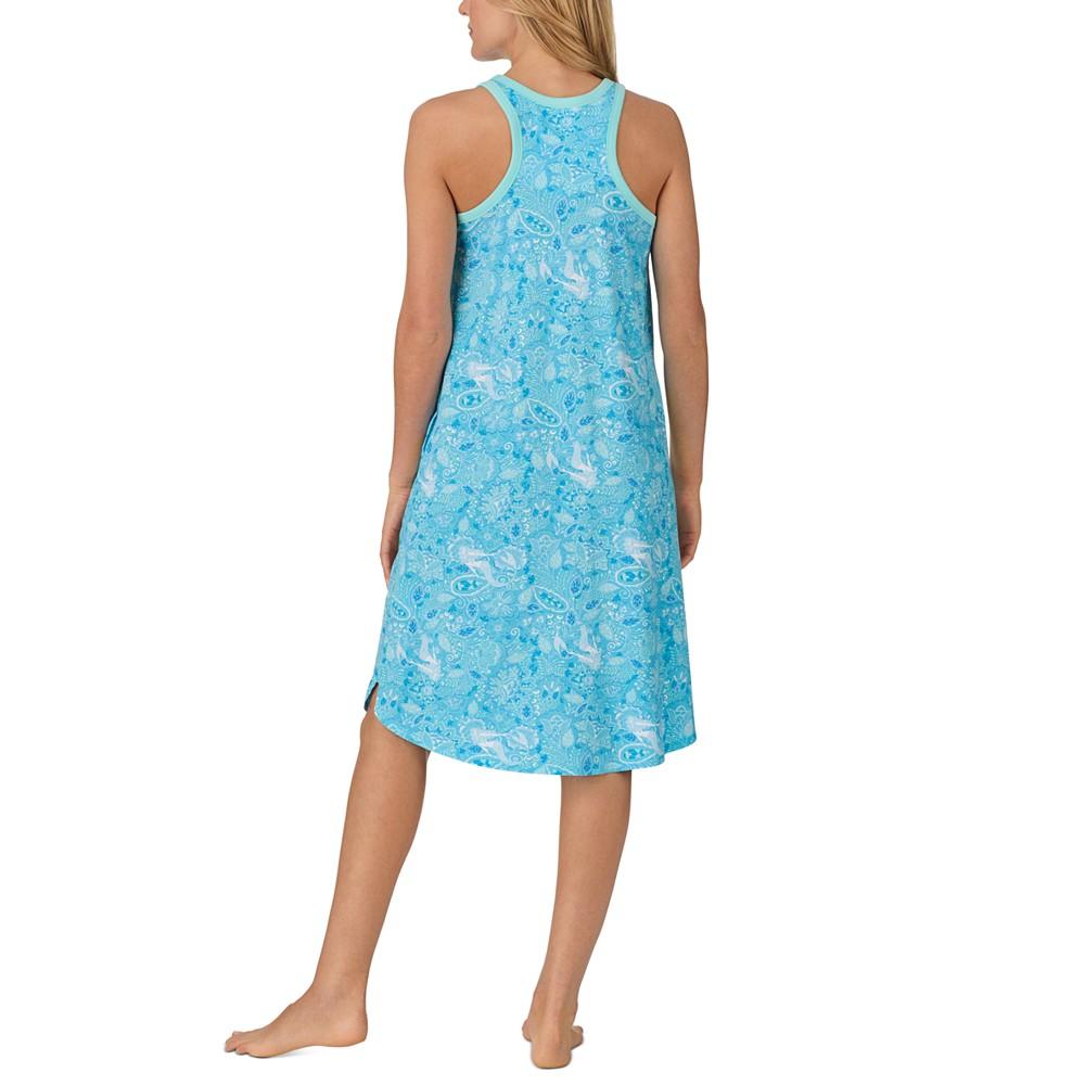 Cuddl Duds Women's Printed Sleeveless Nightgown