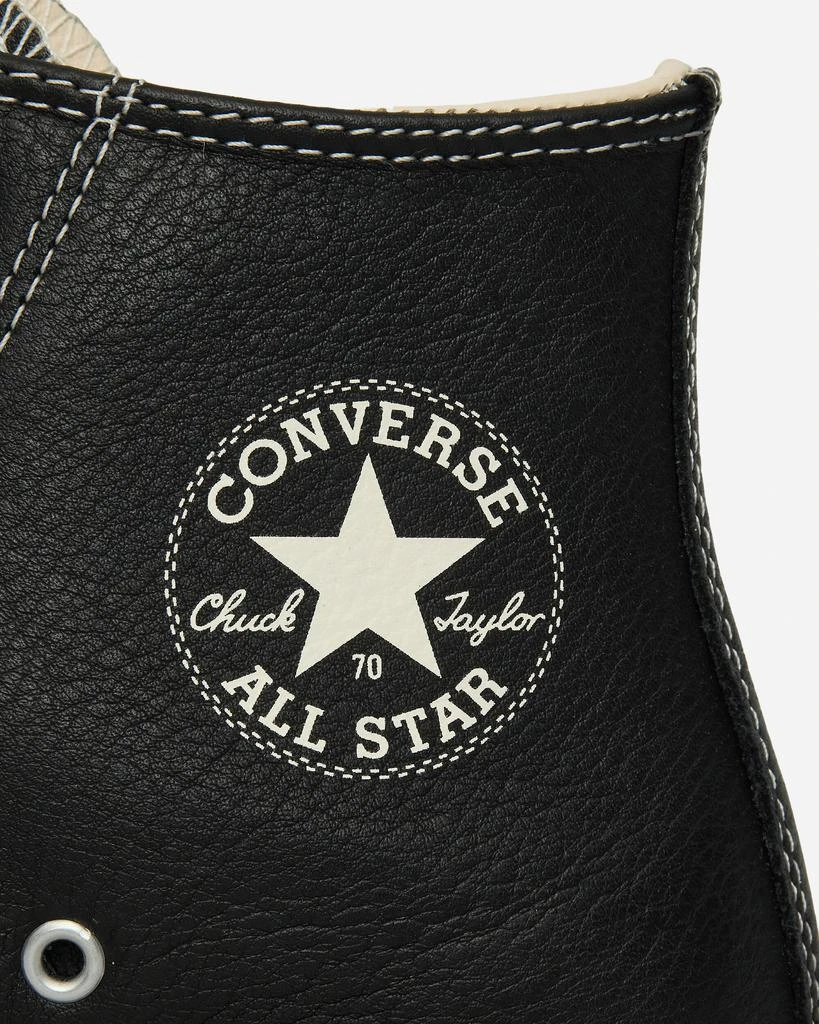Converse Chuck 70 Leather Sneakers Black / Natural Ivory 6