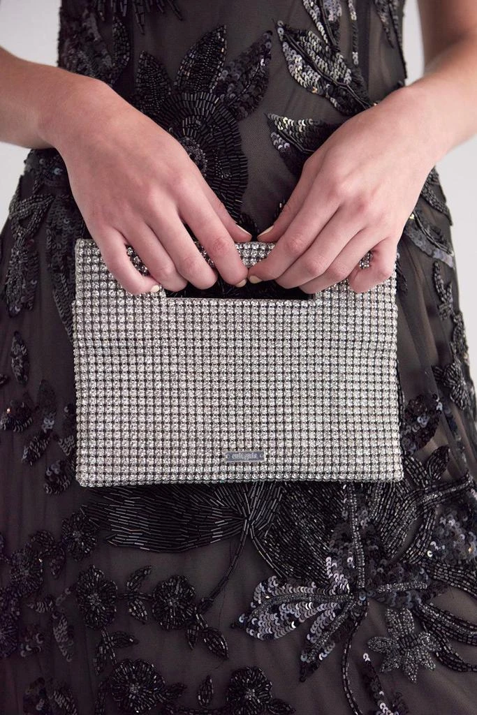 Cult Gaia Mini Sac À Bandoulière En Strass Lucinda - Transparent 1