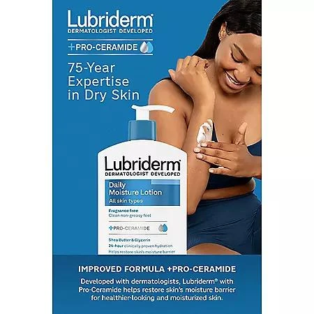 Lubriderm Lubriderm Daily Moisture Body Lotion, 24 oz., 2 pk. 3