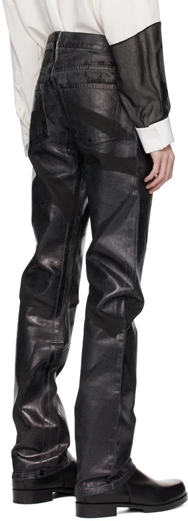 Helmut Lang Black Foiled Jeans 3